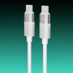 Kabl AVAX CB317 Glowy / USB-C to USB-C / 60W / 2 m / White