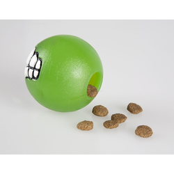 ROGZ Loptica za poslastice za pse Grinz Ball M 6.4cm zelena