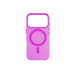 Silikonska futrola Magsafe FLURO COLOR Iphone 17 Pro ROZE