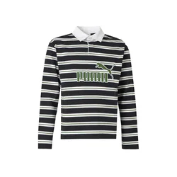 PUMA Funkcionalna majica Essentials Elevated No.1 jelka/črna/bela