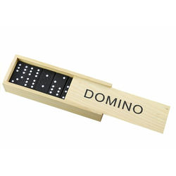 Domino u drvenoj kutiji 28kom. 2-4 igrača