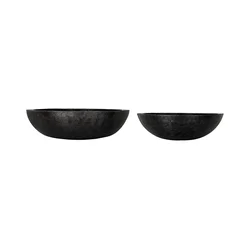 Eglo 428061 - SET od 2 kom dekorativna činija OKAYAMA, prečnik 84 cm, crna