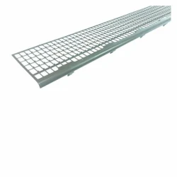 STREŠNI ELEMENT ŠUŠTERŠIČ PVC ZAŠČITA ZA ŽLEB RJAVA PROTI LISTJU