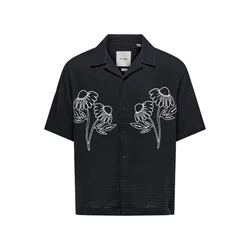 Only & Sons Srajca ONSJACKSON  črna / bela