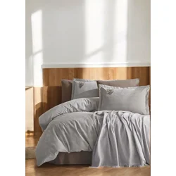 Prekrivač + Set posteljine Palma Bež boja New ( VLK000456-talliabejnew )