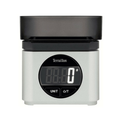 Terraillon TR15111 Bazz Mythique Kuhinjska vaga, 5kg, Činija 0.7l, Srebrna, 15111