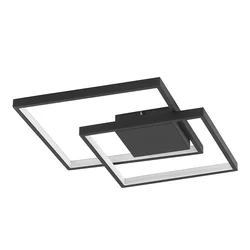 PORTO PLAFONSKA SVJETILJKA LED 30W/3000K/2030lm/DIMM/IP20/CRNA