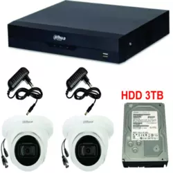 Dahua 13 SET 2 kamere full hd dome+dvr+hdd+napajanje 3TB Tehnicki pregled