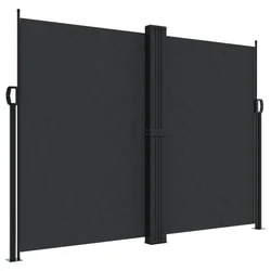 Bočna tenda na uvlačenje crna 180 x 1000 cm