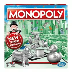 HASBRO Monopol klasik Društvene igre, Univerzalno, 8+ godina, Plastika, karton, papir