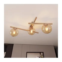 Stropno svetlo SMART 3xE14/10W/230V bež/zadimljeno bež