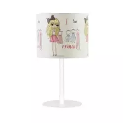 Dečija stona lampa GIRLS VIBES 1xE27/60W/230V O 18 cm Volim modu