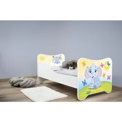 Happy Kitty Dečiji krevet 160x80cm Little elephant 7446