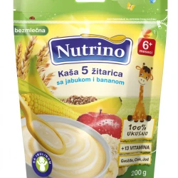 Nutrino bezml. instant kaša 5žit sa jab i ban 200g