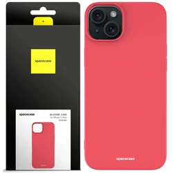 Spacecase SILIKONSKI OVITEK SPACECASE ZA IPHONE 15 PLUS OVITEK RDEČ, (21963339)