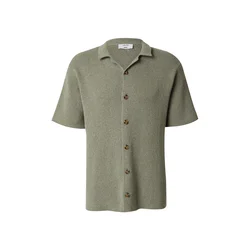 DAN FOX APPAREL Pletena jopa Gustav zelena