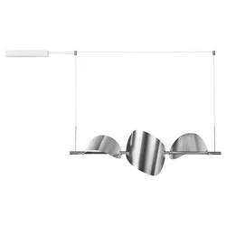 BACKSTÖRN LED visilica, podesivog intenziteta/matirano aluminijum, 108 cm