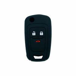 888 CAR ACCESSORIES Silikonska navlaka za ključeve crna Chevrolet