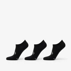 Nogavice Footshop Invisible Socks 3-Pack Black 36-38