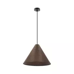 CONO luster na sajli 1xE27/40W/230V mahagoni furnir