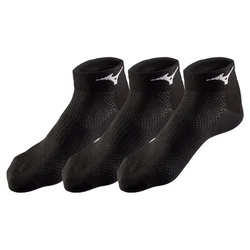 Mizuno Training Mid 3P Socks, Black - S