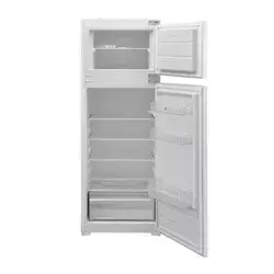 Ugradni kombinovani frižider Union BRF-263E, 172l/38l, 144,5cm, Less Frost, Zamrzivač gore, Bela boja