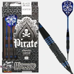 Pikado puščice HARROWS/Pirate/s plastično konico/blue