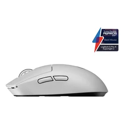 Logitech G Pro X Superlight 2 LightSpeed Wireless Gaming Mouse, White