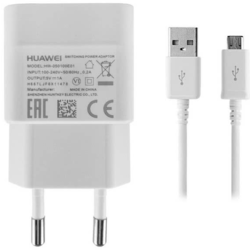 Huawei Set + cable microUSB 1A, white (HW-050100E01)