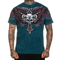 Hardcore majica moška - HYPER SPEED - AFFLICTION - A26337-ADLV