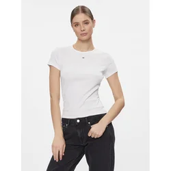 Tommy Jeans  TJW SLIM ESSENTIAL RIB SS  Bela