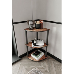 Hanah Home Polica za kuću Bookcase, 34x72x34 cm, Boje oraha