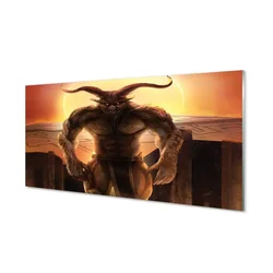 tulup.si Slika na akrilnem steklu Sunset oblika 120x60 cm 4 obešalnika