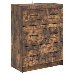 Ormar s ladicama Dimljeni hrast 66 x 34,5 x 87 cm
