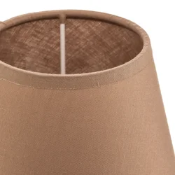 Duolla Abažur Cone AB, O 15 cm, cappuccino - kapučino-rjava - Tkanine/tekstil