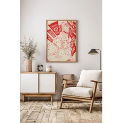 Wallity Uramljena slika Lmnmdl21, 33x48 cm
