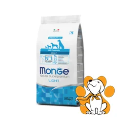 Monge All Breeds Adult Light Salmon & Rice 2.5kg, Granule za Sve Rase Pasa