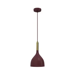 Luster na sajli NOAK 1xE27/15W/230V burgund