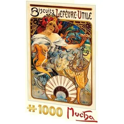 D-Toys - Puzzle Mucha: Lefévre Wafers - 1 000 kosov