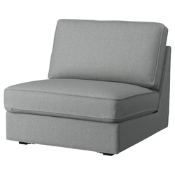 KIVIK Sofa ležaj, 1-sed, Tibbleby bež/siva