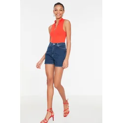 Ženski šorts Trendyol Mom Denim Shorts