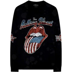 The Rolling Stones Majica US Tour 78 Unisex Black S