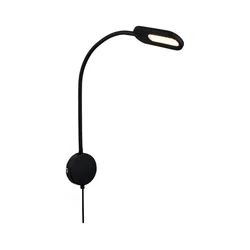 Briloner 2177015 - LED prigušiva fleksibilna zidna lampa LED/6W/230V crna
