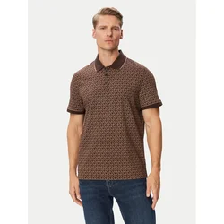 MICHAEL Michael Kors Polo majica CS650V848T Temno rjava Regular Fit