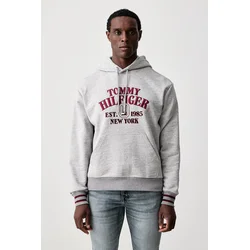 Tommy Hilfiger pulover s kapuco moški bombažen
