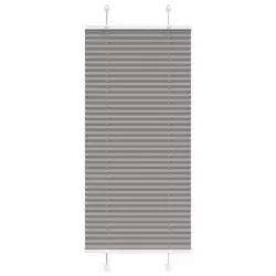 Plisirana roleta antracit 55x100 cm širina tkanine 54,4 cm
