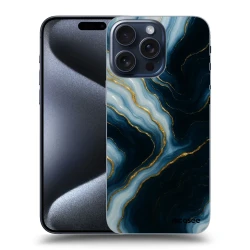 Silikonski črni ovitek za Apple iPhone 15 Pro Max - Luna