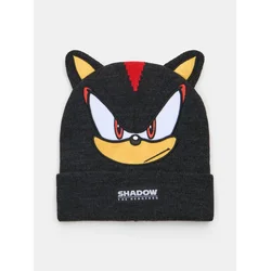 Sinsay - Beanie kapa sa 3D elementima Sonic the Hedgehog - tamno siva
