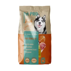 PET PRO Kompletna suva hrana Fish za pse sklone alergijama i izbirljivim psima sa ribom, pačetinom, govedinom i svinjetinom, 12 kg