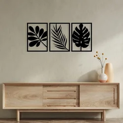 Wallity Zidna dekoracija Cincuenta, 104x46cm, Crna